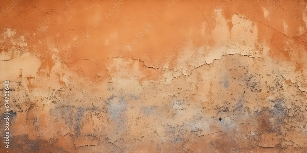 Texture of a orange brown concrete as a background, brown grungy wall - Great textures for background. Generative AI. Texture of a orange brown concrete as a background, brown grungy wall - Great textures for background. Generative AI.