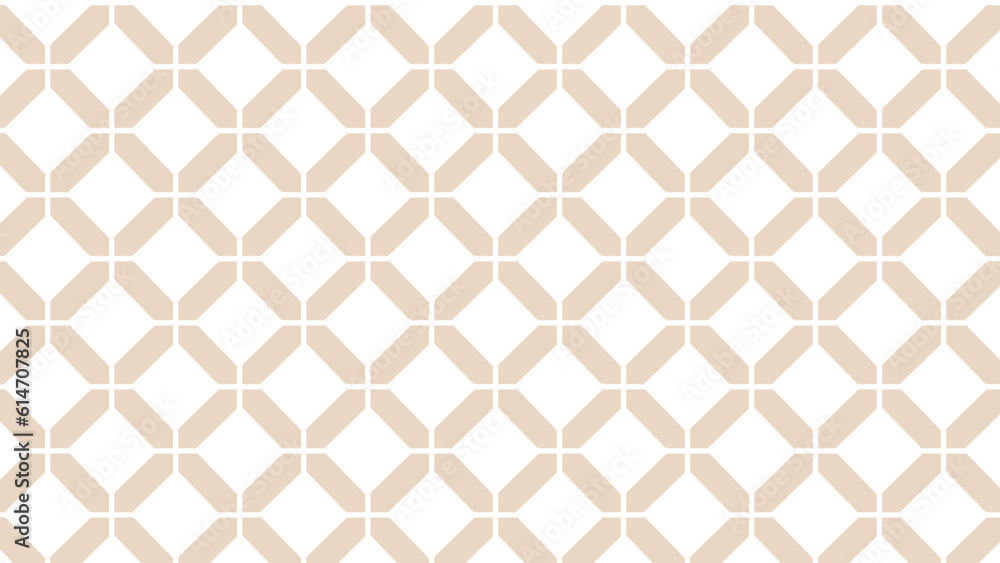 Naklejka premium Beige and white seamless pattern with ornament