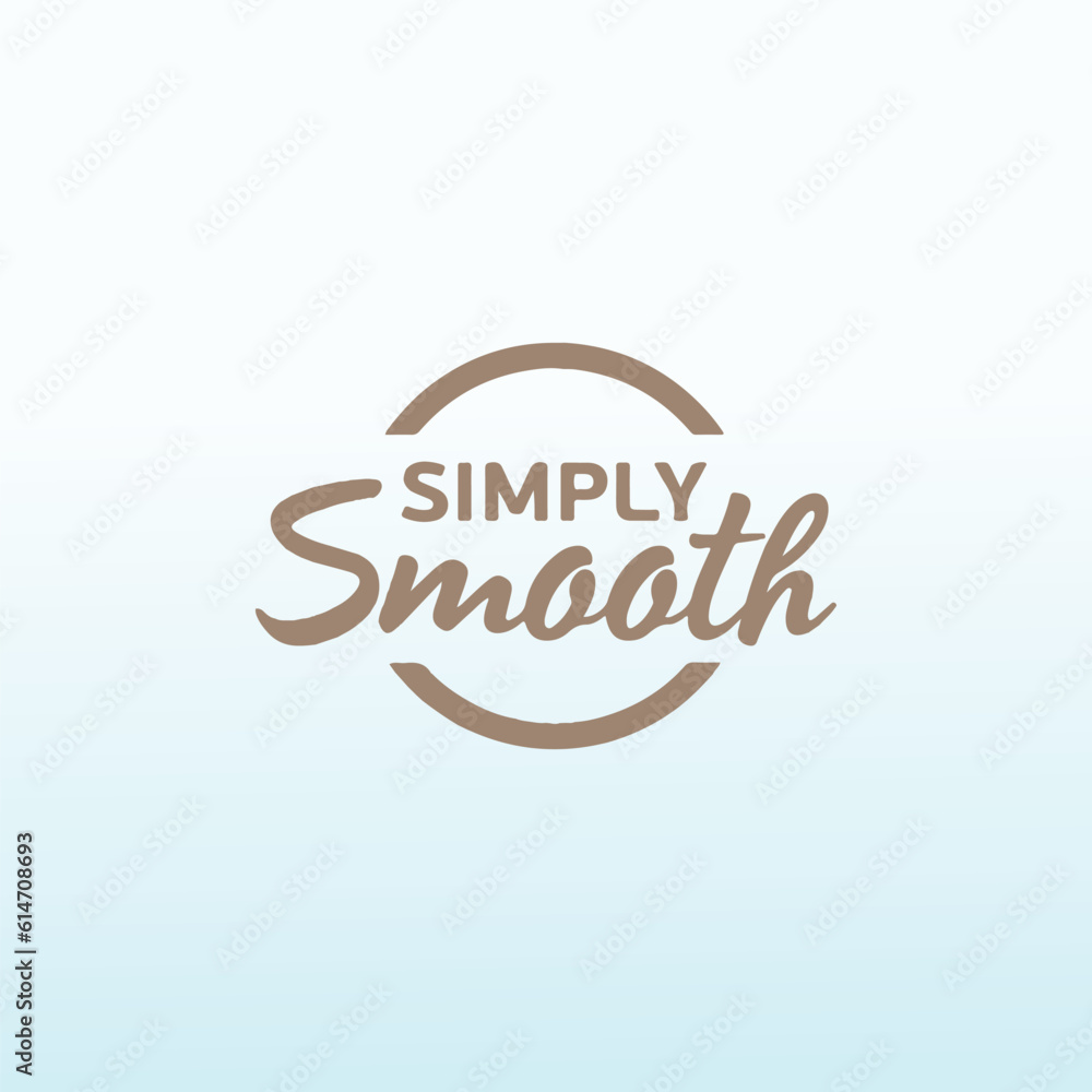 smooth vector logo design idea
