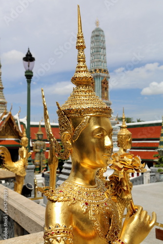 Wat Phra Kaew and The Grand Palace in Bangkok  Thailand