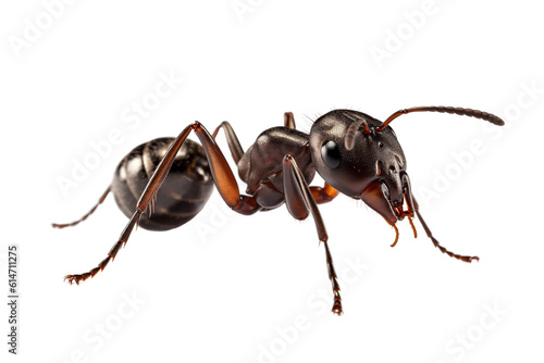 ant isolated on transparent background generative AI. © MrNobody