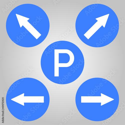 road sign vector 