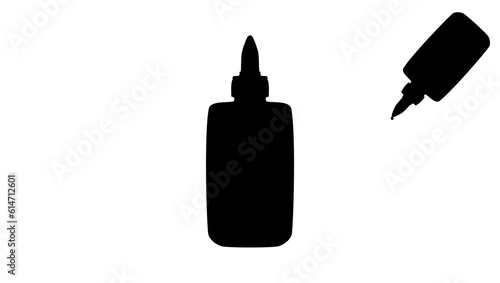 School Glue, silhouette
