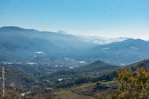 A Mediterranean valley on a sunny day with the mountains in the background © RISHAD