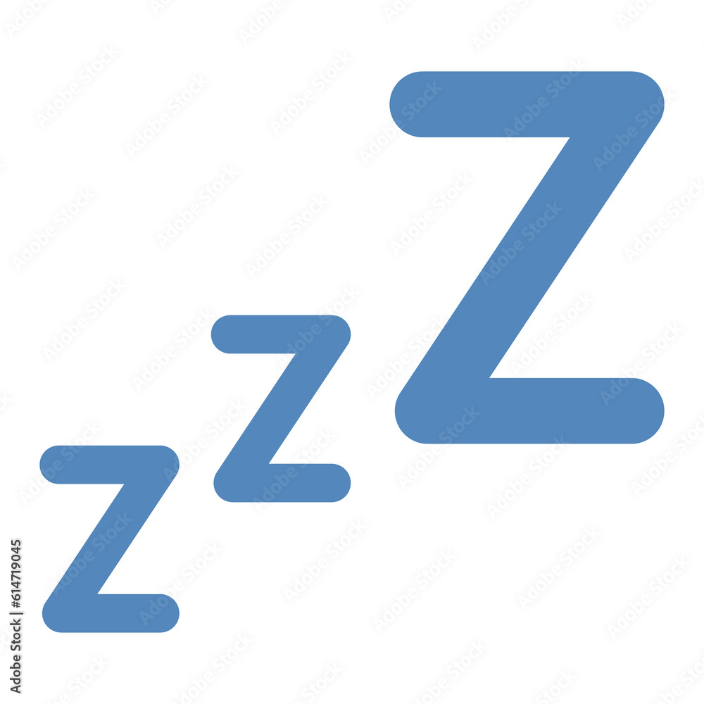 Zzz vector emoji icon A series of three Zs making a Zzz Represents Zzz vector emoji icon A series of three Zs making a Zzz Represents