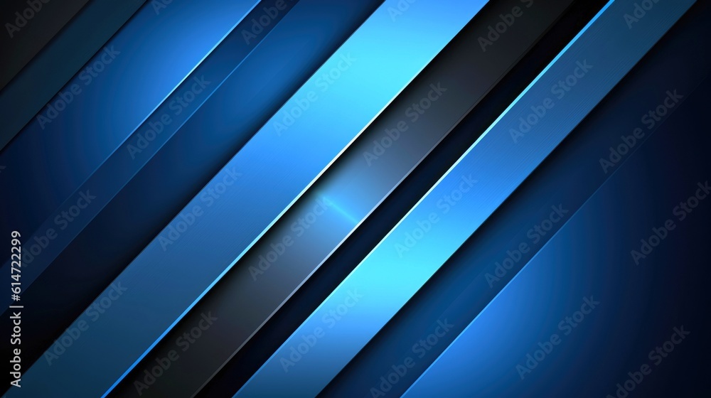 Fototapeta premium Abstract tech lines background. futuristic abstract shapes technology, Application cover and web site design, Generative AI illustration