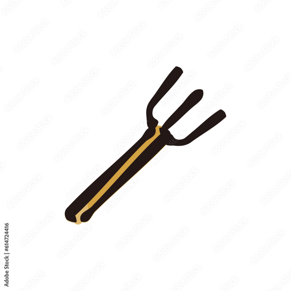 Cultivator - Gardening tool icon/illustration (Hand-drawn line, colored version) Cultivator - Gardening tool icon/illustration (Hand-drawn line, colored version)