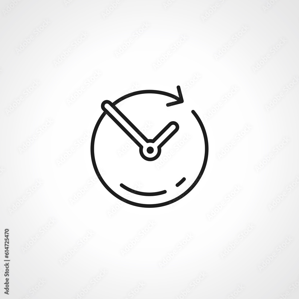 Deadline icon. Time icon. Fast time outline icon. Deadline icon. Time icon. Fast time outline icon.
