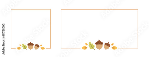 Cute Spring Frame Border Template Set. Can be used for shopping sale, promo poster, banner, flyer, invitation, website or greeting card. Vector illustration