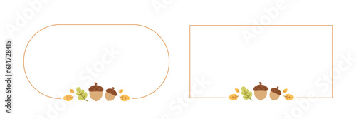 Cute Spring Frame Border Template Set. Can be used for shopping sale, promo poster, banner, invitation, website or greeting card. Vector illustration