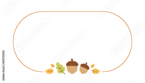 Cute Oval Spring Frame Border Template. Can be used for shopping sale, promo poster, banner, flyer, invitation, website or greeting card. Vector illustration