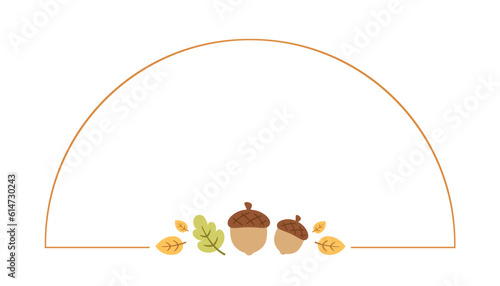 Cute Spring Frame Border Template. Can be used for shopping sale, promo poster, banner, flyer, invitation, website or greeting card. Vector illustration