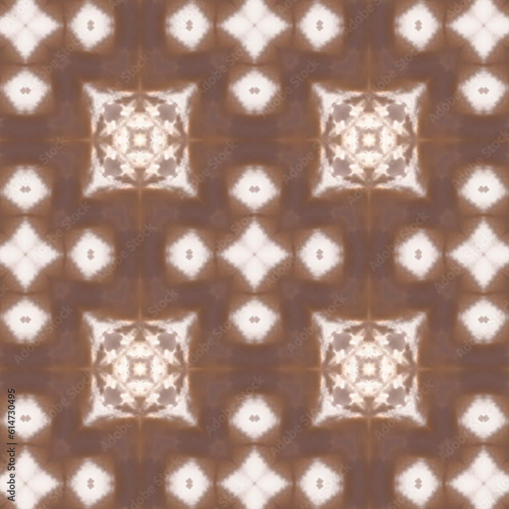 Fototapeta premium Vibrant and Symmetrical Digital Abstract Kaleidoscope Art with Intricate Geometric Patterns, Fractal Elements, and Psychedelic Colors, Perfect for Contemporary Design Projects, Modern Wallpaper 