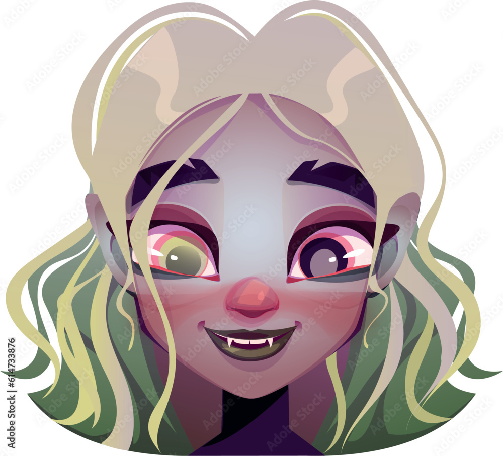Smile Cartoon Face _ Cute character with big eyes _Alternative girl Smile Cartoon Face _ Cute character with big eyes _Alternative girl