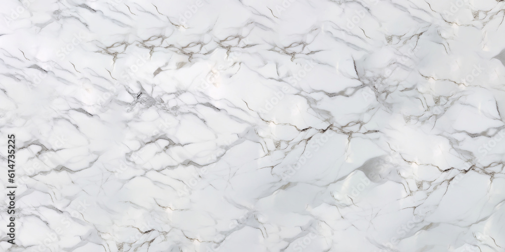 Obraz premium White marble pattern texture for background. Generative AI.