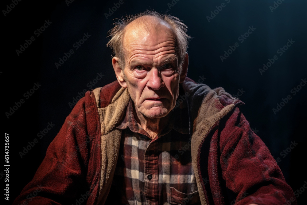 Portrait of an elderly man Portrait of an elderly man