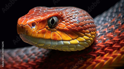 Exotic animal of snake