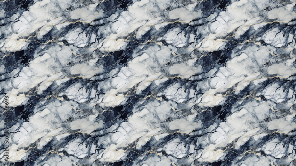 Fototapeta premium Seamless marble pattern, created with generative AI technology