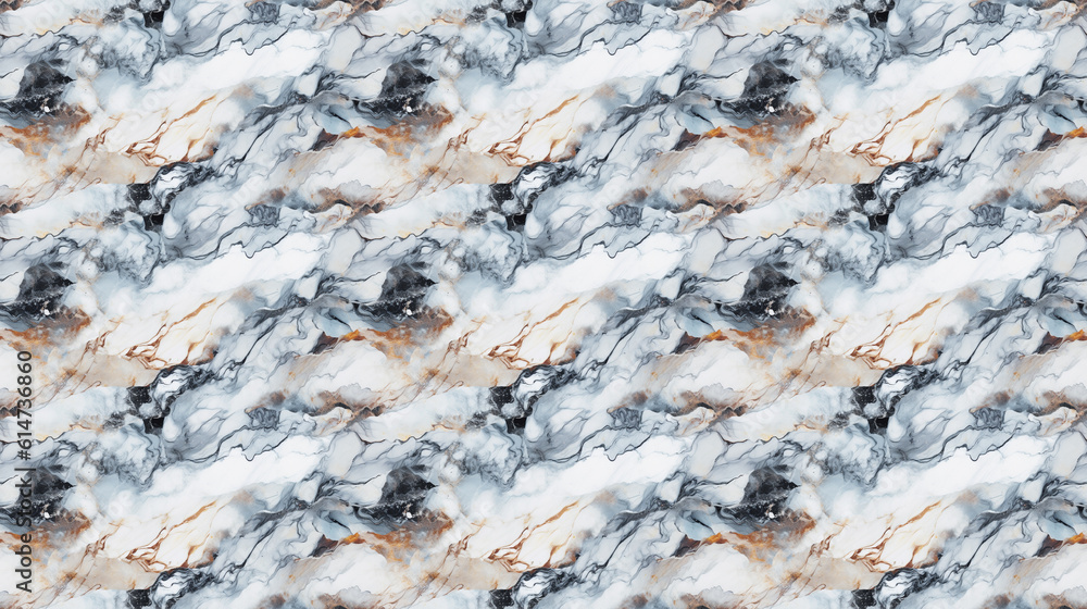 Seamless marble pattern, created with generative AI technology