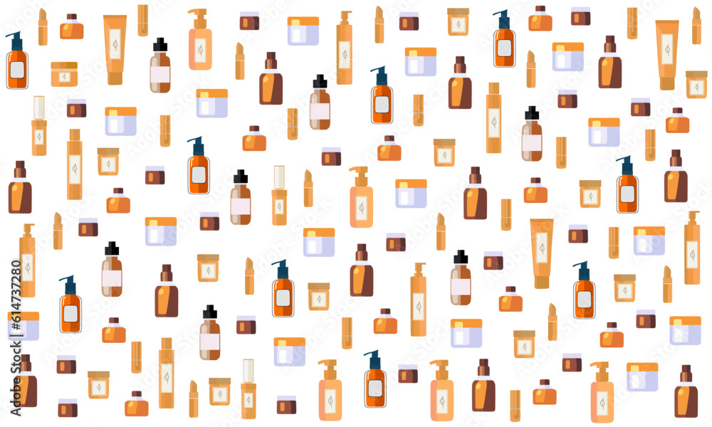 Beautiful background with cosmetics Beautiful background with cosmetics