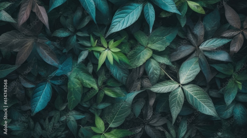 Green foliage background Green foliage background