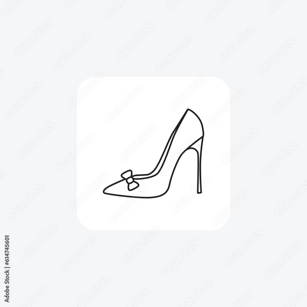 Bow Shoes Feminine Accents Simple and sleek Flat Icon Design on White background
Bow Shoes Feminine Accents Simple and sleek Flat Icon Design on White background