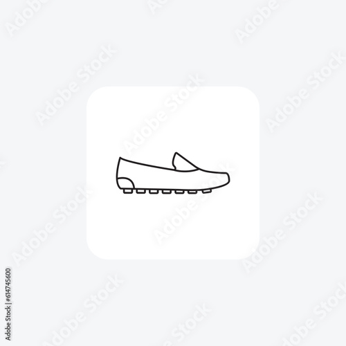 Platform Shoes Elevated PlatformsSimple and sleek Flat Icon Design on White background

