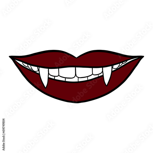 Red Dracula Lips