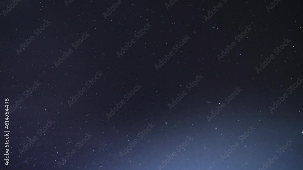 Time lapse of the night sky with stars, satellites, and meteorites Time lapse of the night sky with stars, satellites, and meteorites