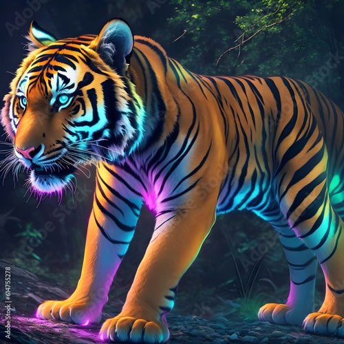 Neon tiger