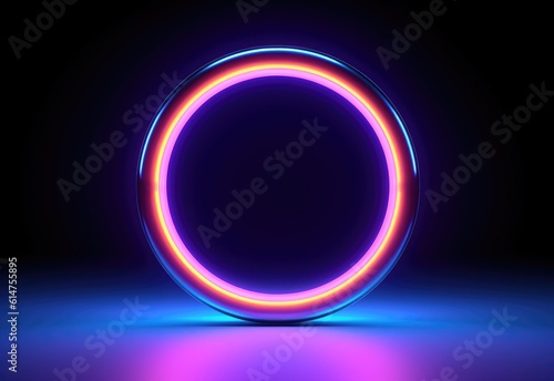 Beautiful background with ultraviolet light and space for your product