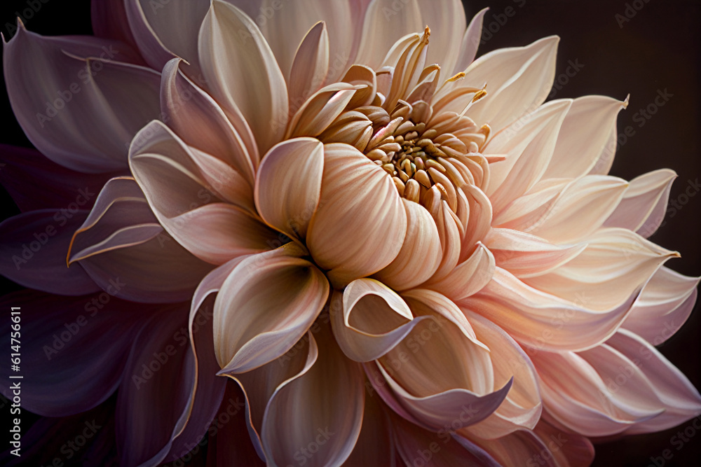 Dahlia pink flower. AI Generated Dahlia pink flower. AI Generated