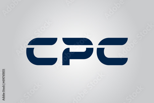 Logo Construction Letter CPC design element template vector ,suistable for construction