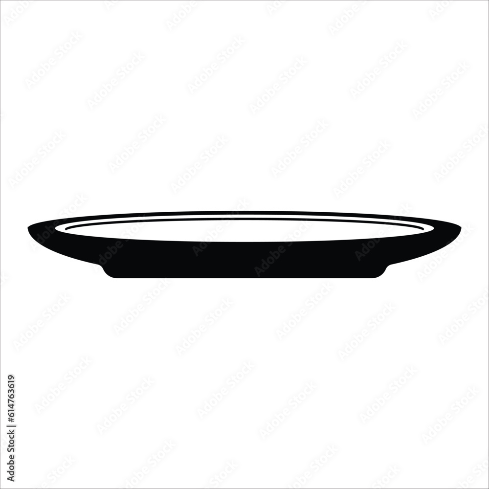 plate and spoon icon plate and spoon icon