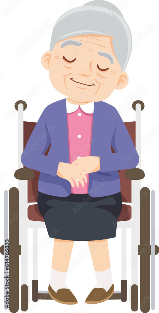 senior,old people, elderly in wheelchair patient and nursing senior,old people, elderly in wheelchair patient and nursing