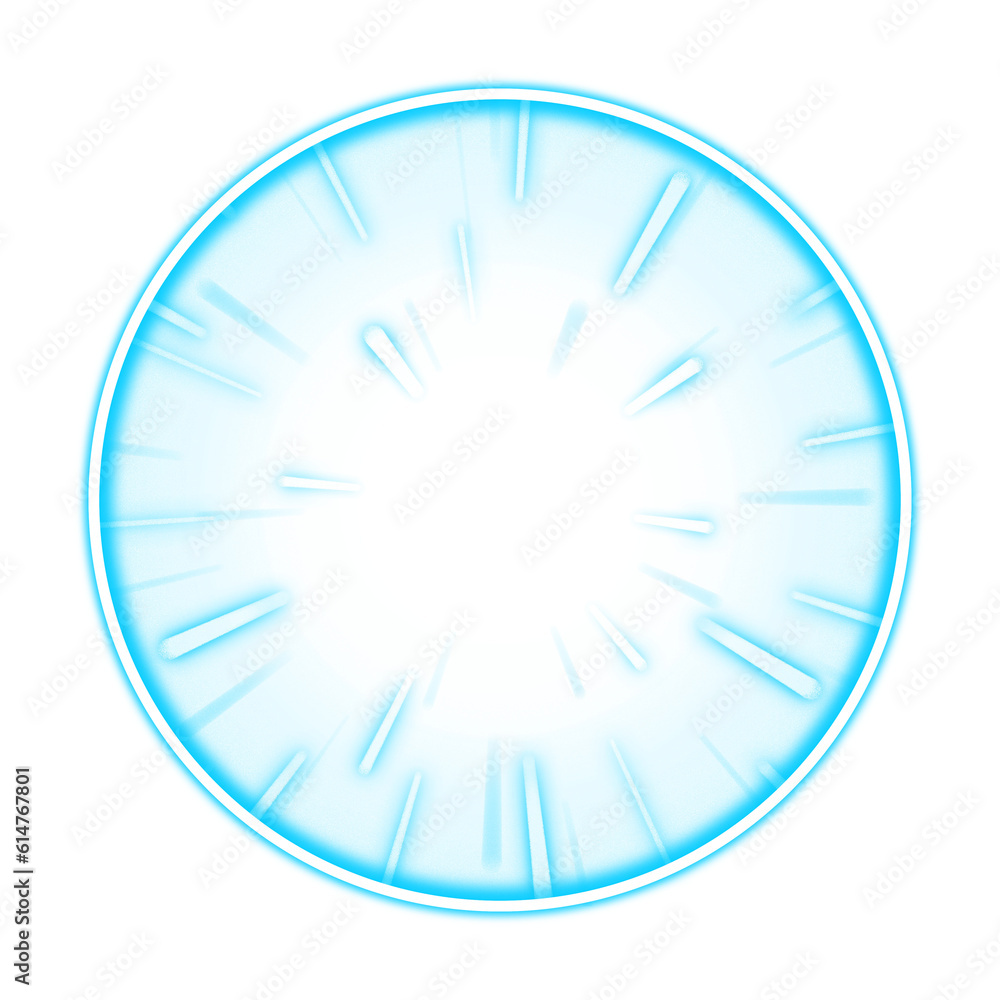 blue zoom neon circle and warp drive in space blue zoom neon circle and warp drive in space