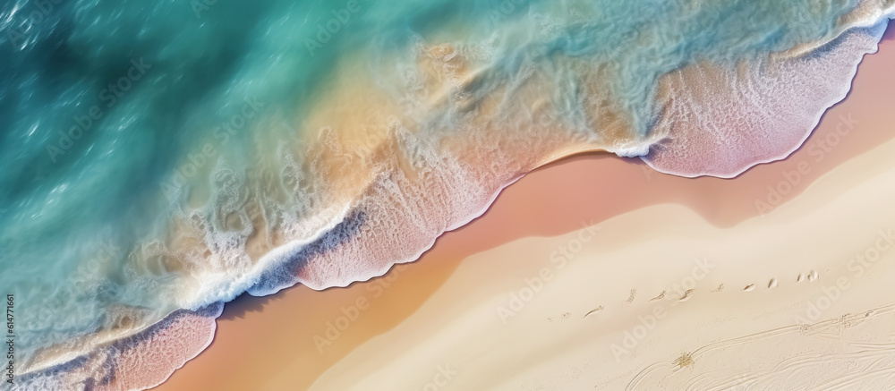 illustration of beautiful abstract pattern of sea and beach in color painting style.summer or holiday background.generative ai art illustration of beautiful abstract pattern of sea and beach in color painting style.summer or holiday background.generative ai art