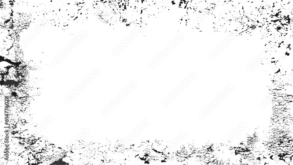 Fototapeta premium Black and white grunge background with a black border