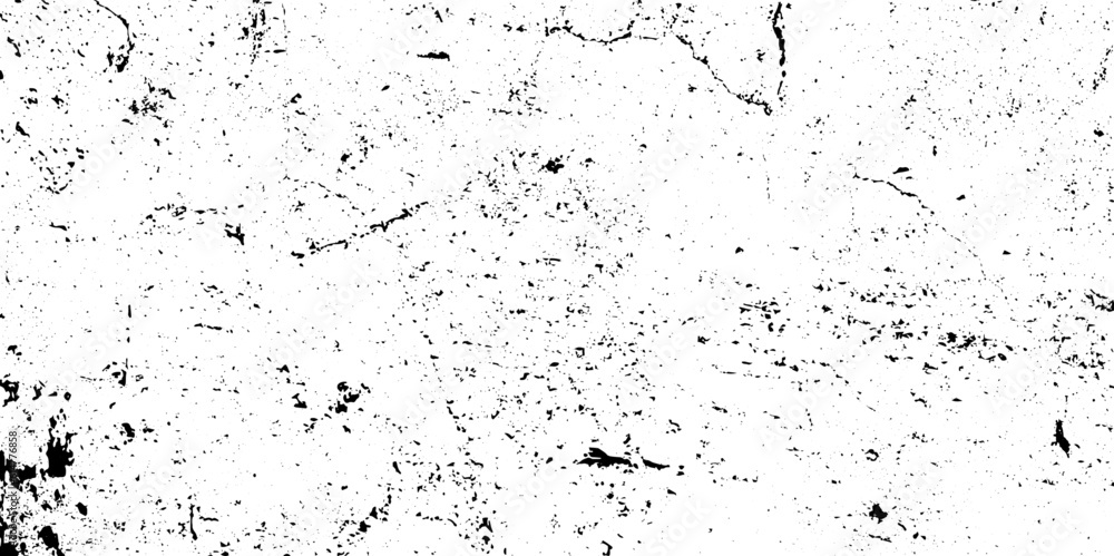 Grunge Texture of Black and White. Abstract Monochrome Background Pattern of Cracks, Chips, Scuffs. Distress Overlay Messy For Your Design or Wallpaper.