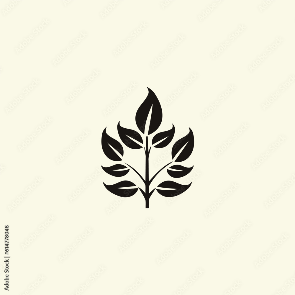 Leaf nature logo design vector illustration Leaf nature logo design vector illustration
