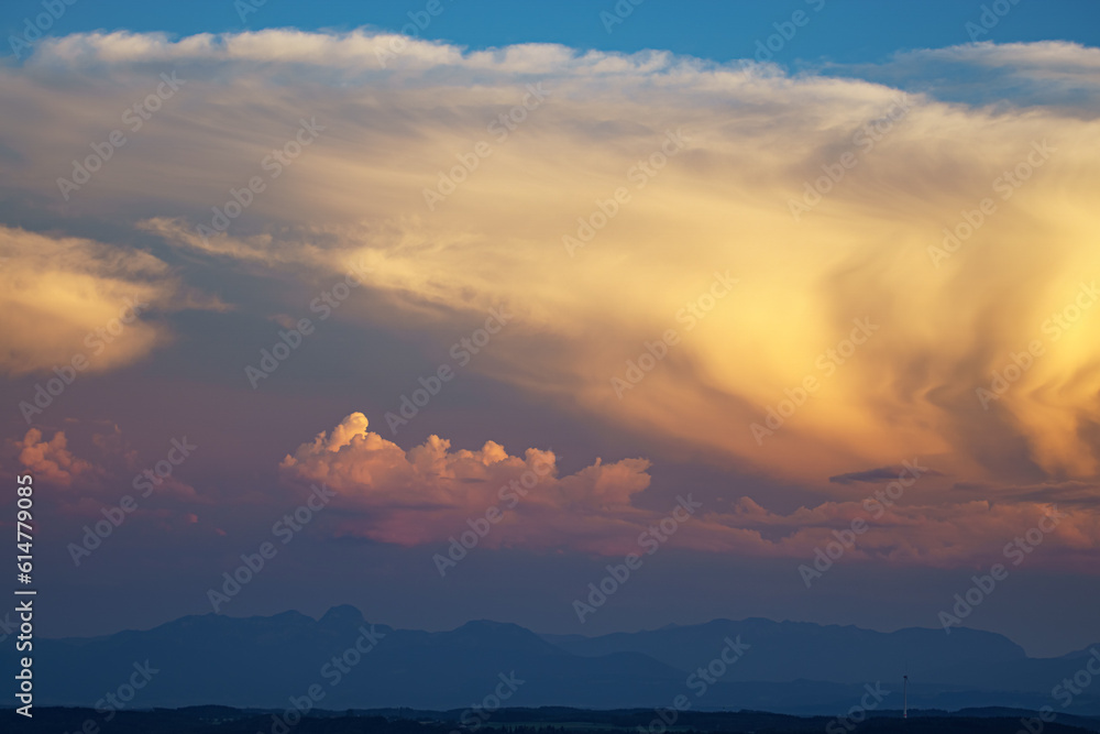 dramatic clouds of the alps dramatic clouds of the alps