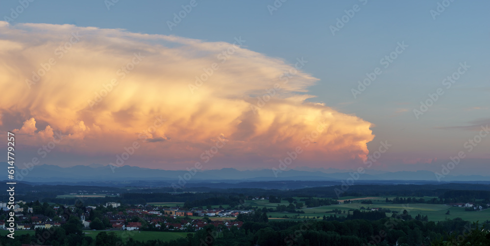 panorama of the alps from Ebersberg panorama of the alps from Ebersberg