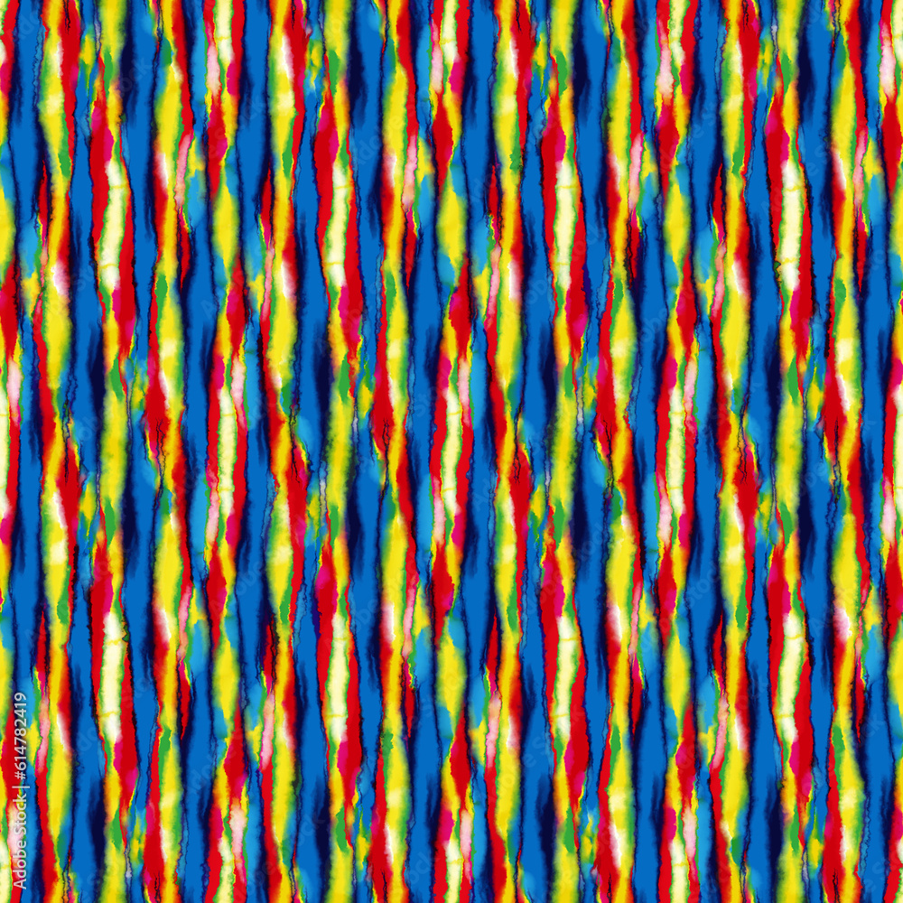 Multicolor Brushstrokes Textured Striped Pattern Multicolor Brushstrokes Textured Striped Pattern
