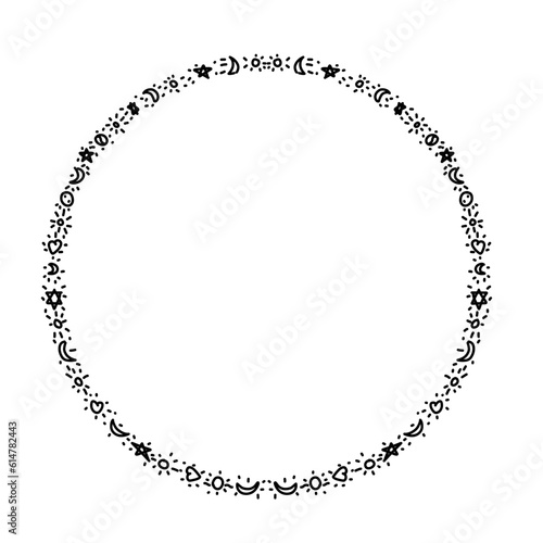 Abstract Border round