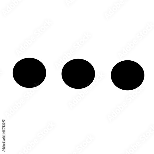 black and white circles