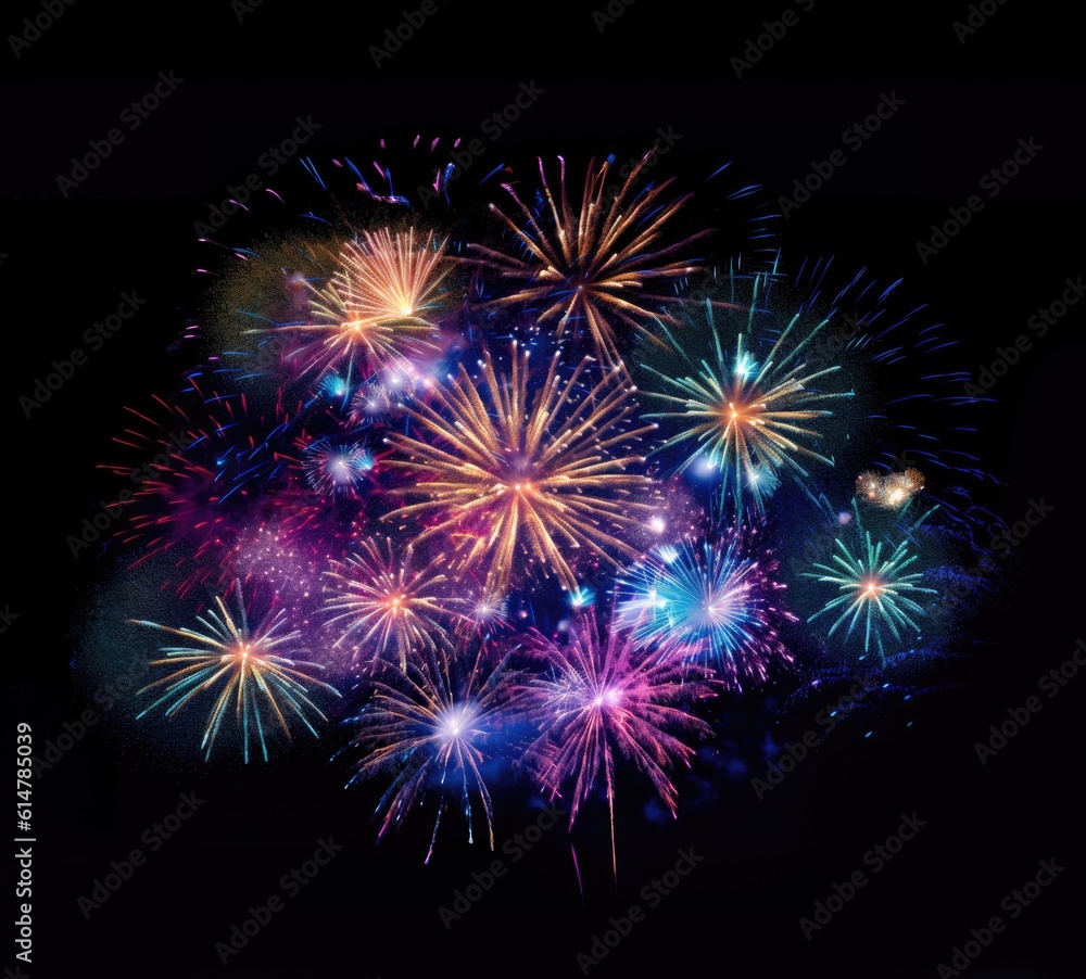 4th july fireworks. Generative Ai 4th july fireworks. Generative Ai