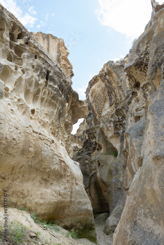 Azhurnyy Canyon (Ybykty Sai) on the Mangystau (Mangyshlak) Peninsula in Kazakhstan