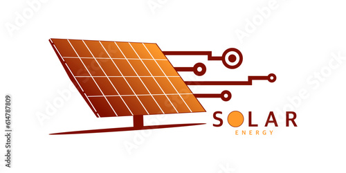Solar energy, Solar panels or Solar power, Electric power generation industry, Renewable energy and Environmental conservation, Ecology and Sustainable energy source, Use clean green energy concept.