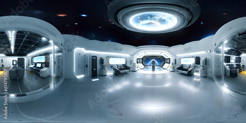 Fototapeta Naklejka Na Ścianę i Meble -  Inside the space ship