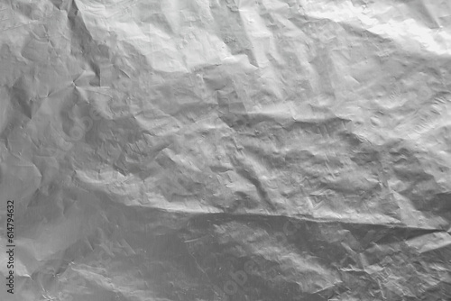 Fototapeta Naklejka Na Ścianę i Meble -  Sheet of aluminium foil as background, closeup